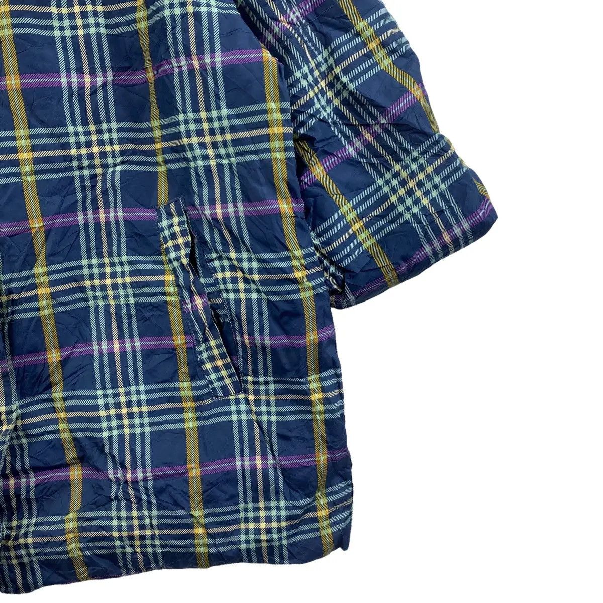 Golden Bear Vtg GOLDEN BEAR Cropped Top CHECKS Puffer Jacket Size L / US 10 / IT 46 - 6 Thumbnail