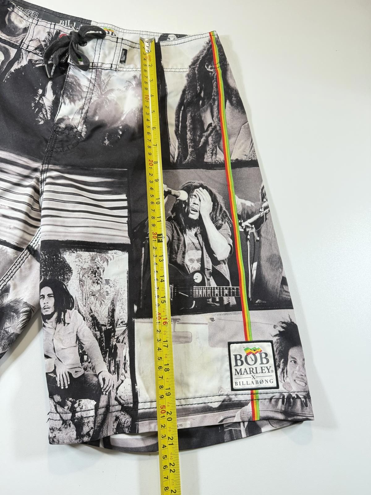 Billabong Billabong x Bob Marley Black and White Board Shorts M Size US 32 / EU 48 - 5 Thumbnail