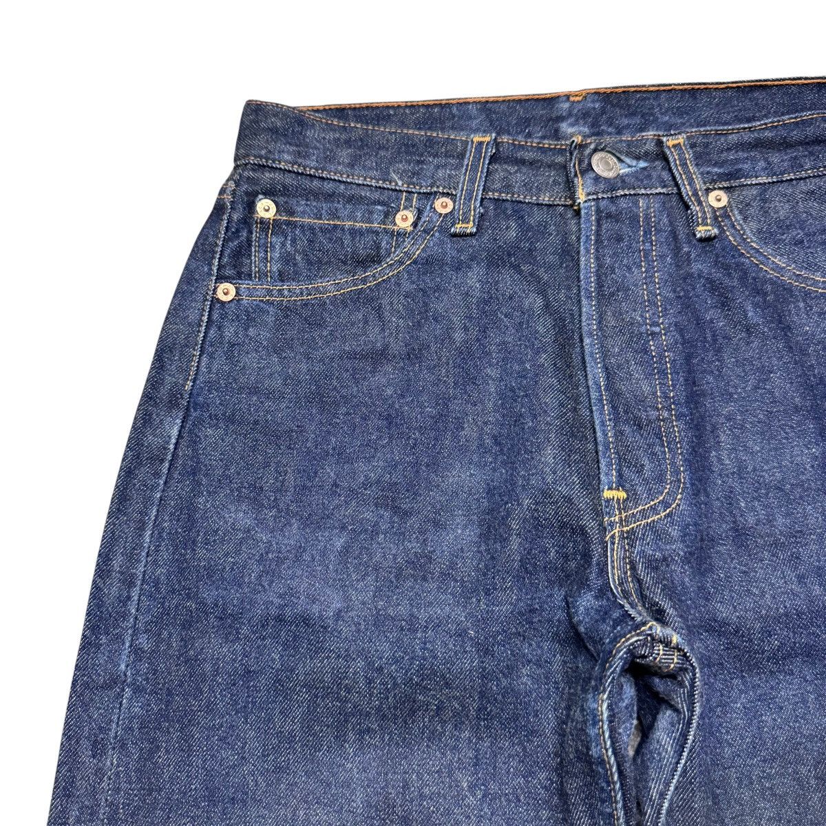 Levi's Vintage Levis 501 Dark Blue Denim Jeans Size US 29 - 4 Thumbnail