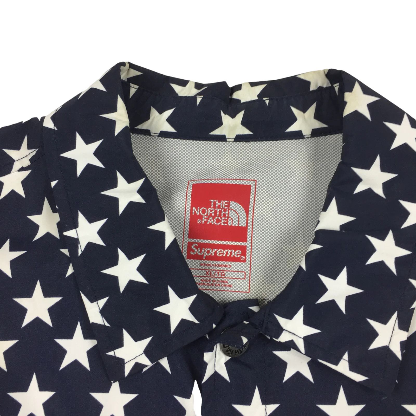 Supreme 2015 Supreme x The North Face Packable Navy Stars Coach Size US XL / EU 56 / 4 - 4 Thumbnail