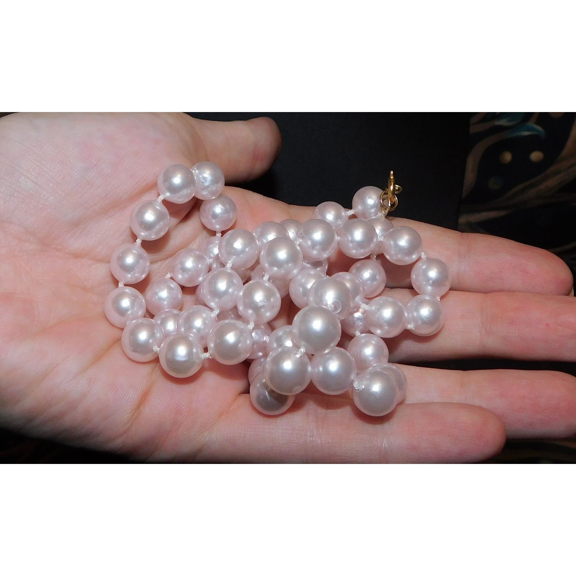 Other Simple White Lightweight Faux Pearl Necklace Size ONE SIZE - 2 Thumbnail