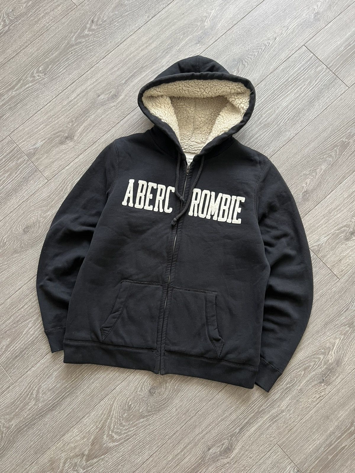 Abercrombie & Fitch Vintage Abercrombie Fitch Zip Hoodie Size US M / EU 48-50 / 2 - 2 Thumbnail