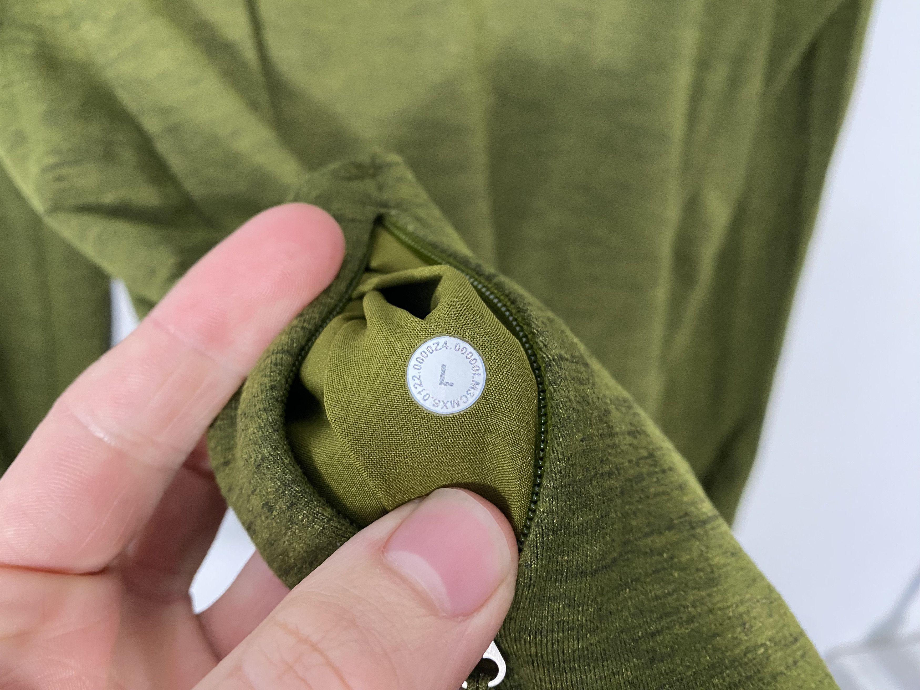 Lululemon M3CMXS - Lululemon Surge Warm Half Zip Green size L Size US L / EU 52-54 / 3 - 5 Thumbnail