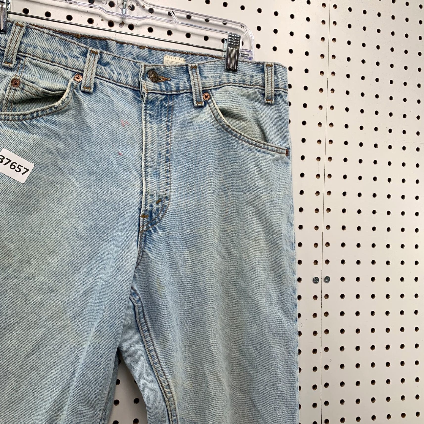 Levi's VINTAGE Levi's 512 Blue Denim Jeans Mens 33x30 Slim Tapered 90s USA Size US 33 - 4 Thumbnail