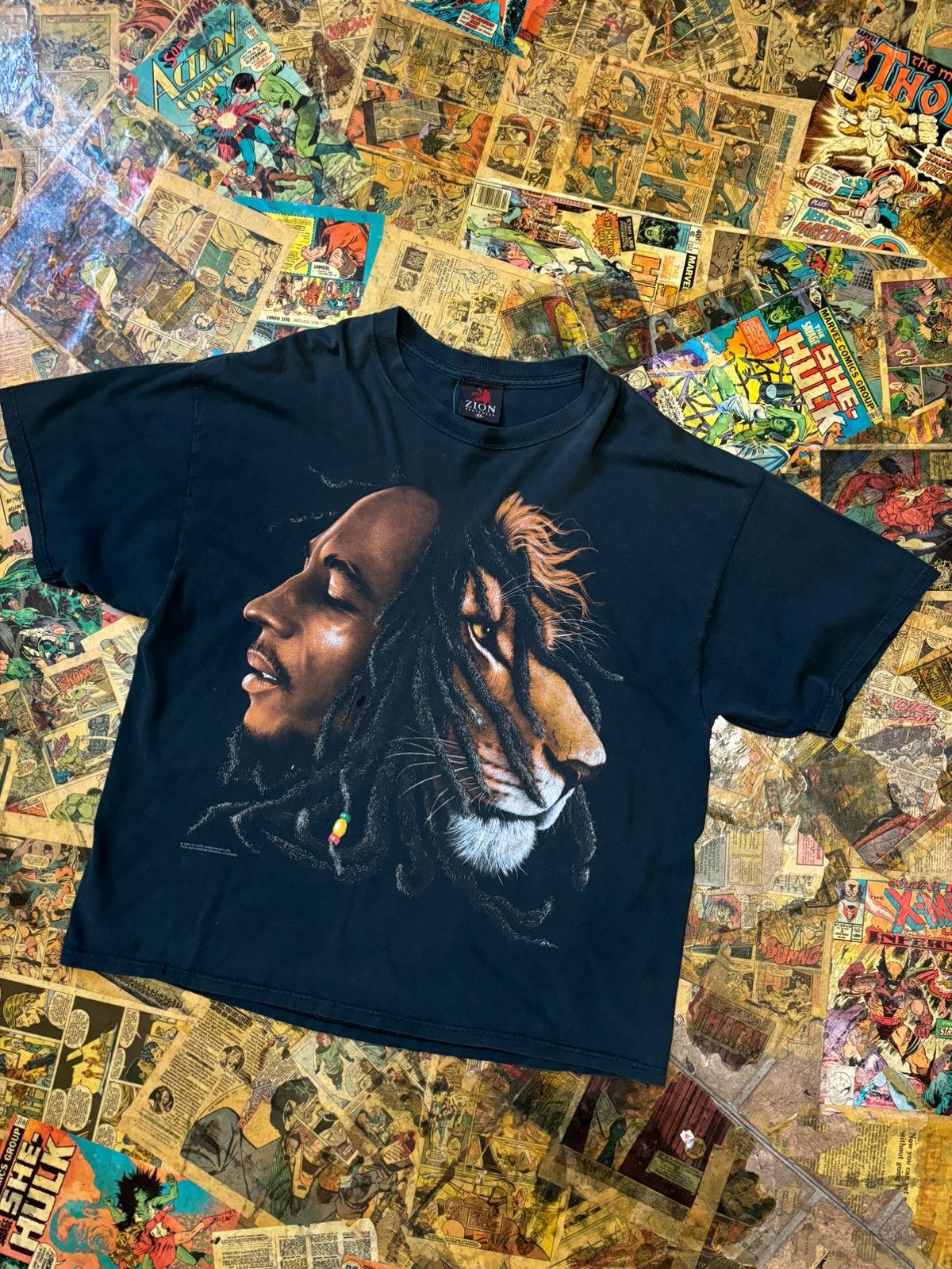 Vintage 2004 vintage Bob Marley tee Size US XXL / EU 58 / 5 - 1 Thumbnail