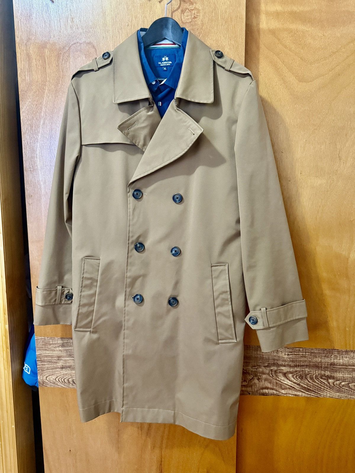 Other Men's Luxury Brown Double Breasted Lined Rain Trench Coat Size US M / EU 48-50 / 2 - 1 Thumbnail
