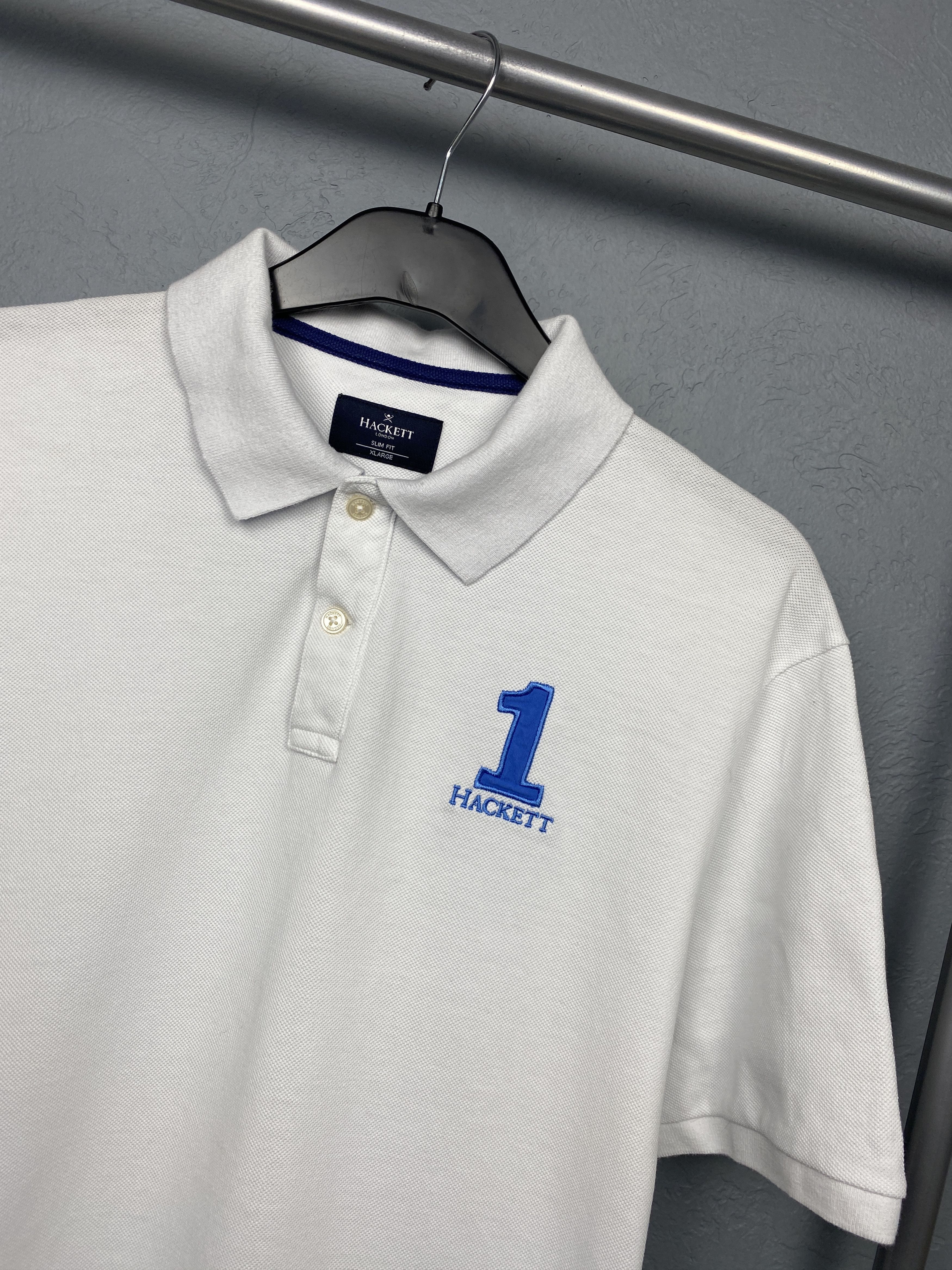 Hackett × Vintage Hackett Vintage Mens Polo Shirt Size US XL / EU 56 / 4 - 2 Thumbnail