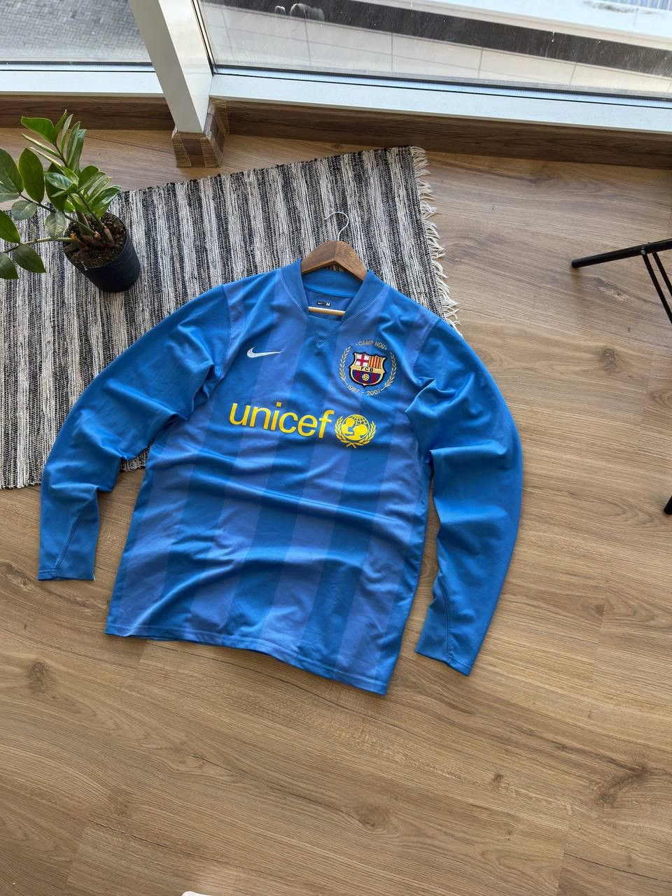 Nike BARCELONA NIKE CAMP NOU 2007-08 SHIRT JERSEY PLAYER ISSUE Size US M / EU 48-50 / 2 - 4 Thumbnail