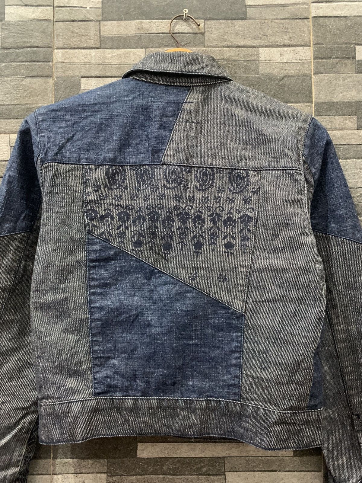 Burberry Burberry Blue Label Patchwork Denim Jacket Size S / US 4 / IT 40 - 2 Thumbnail