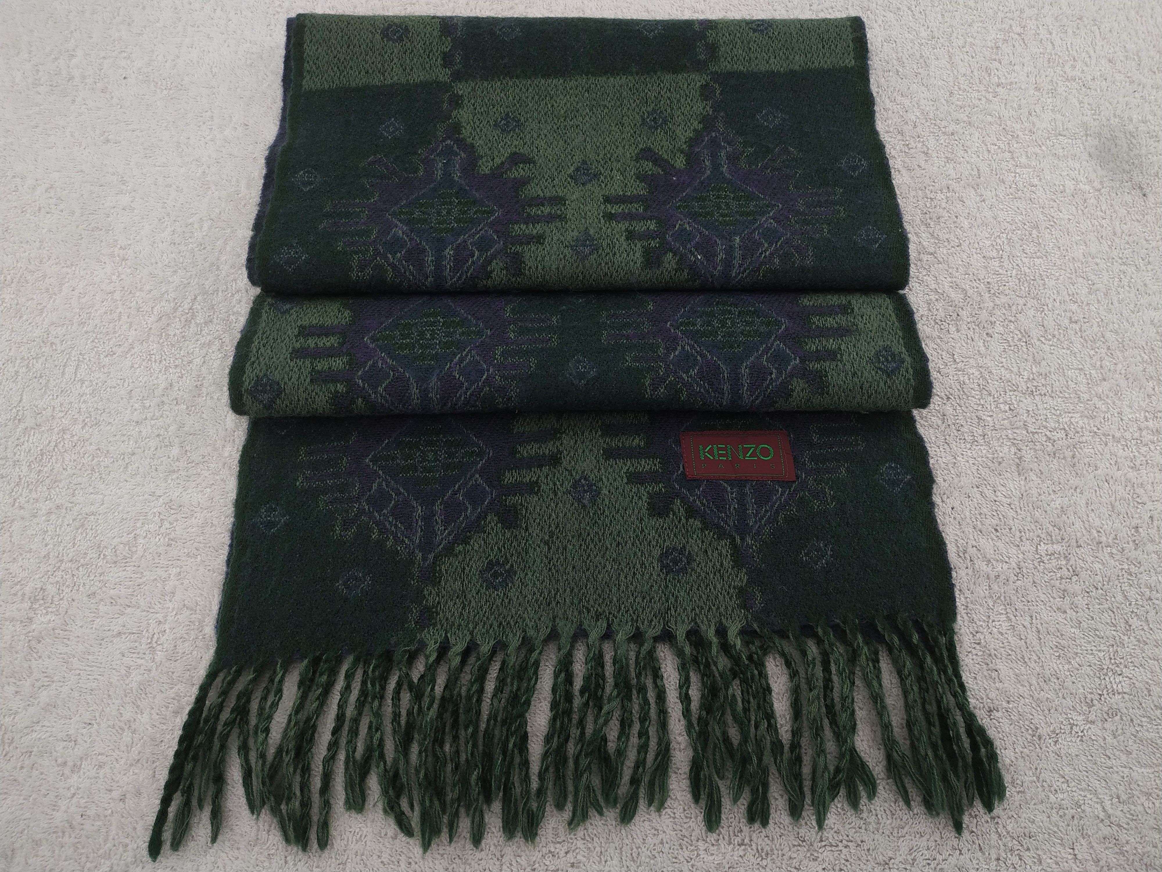 Kenzo × Vintage Kenzo Scarf / Muffler / Neckwear - WW576 Size ONE SIZE - 4 Thumbnail