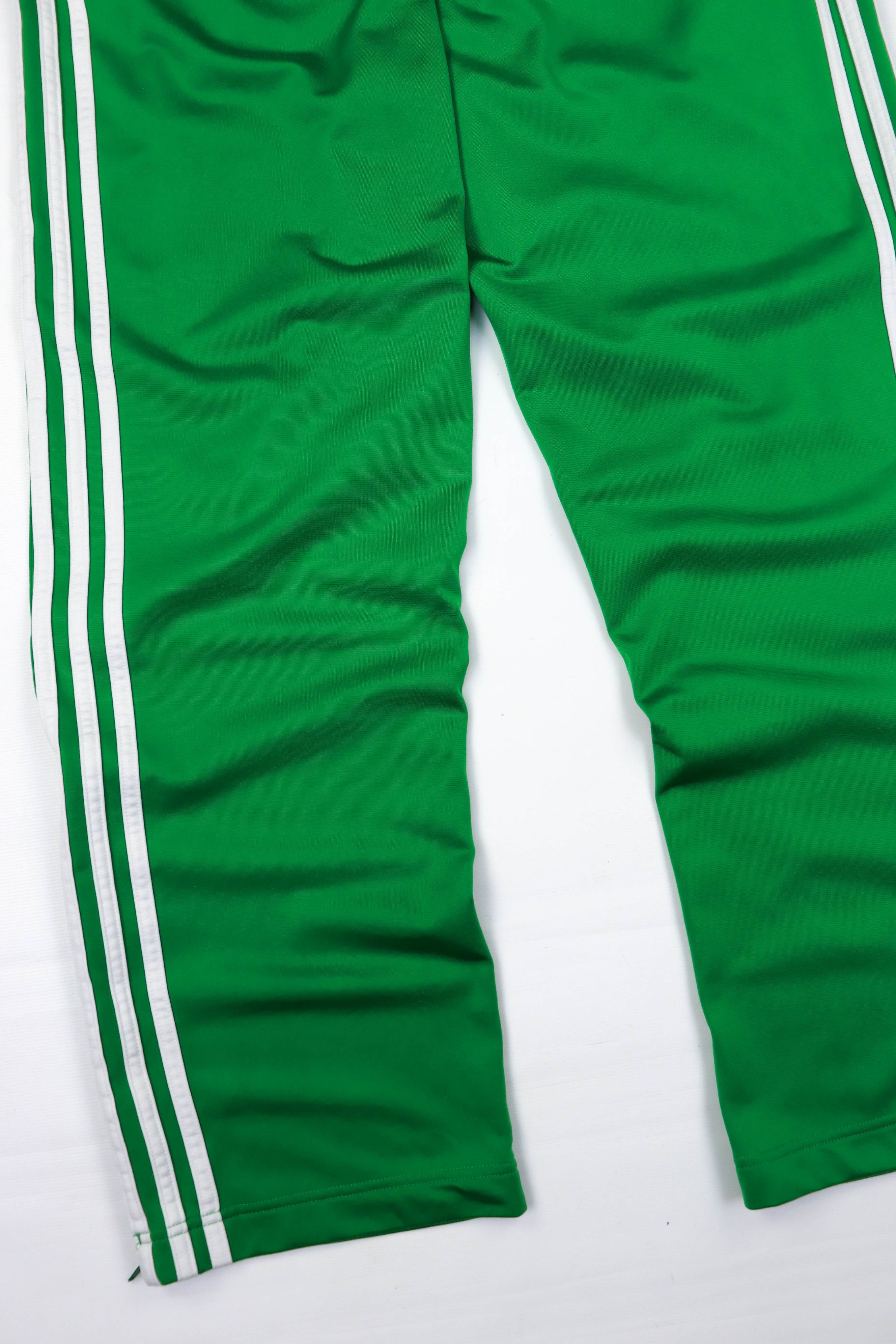 Adidas Adidas 2011 Apple Green Three Stripes Track Pants Size US 32 / EU 48 - 4 Thumbnail