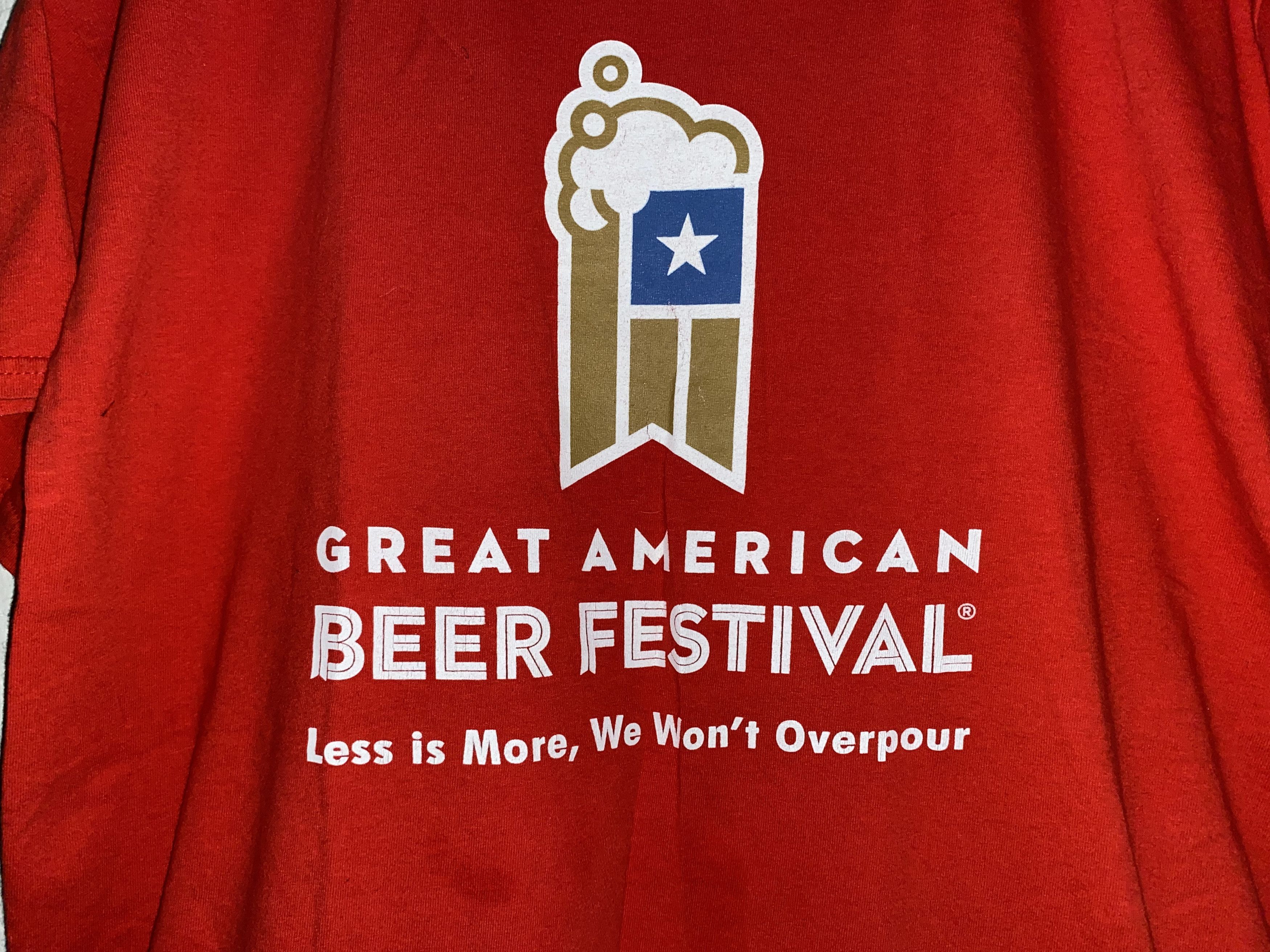 Vintage Ouray Sportswear American BEER Festival tee t shirt Denver Size US XL / EU 56 / 4 - 2 Thumbnail