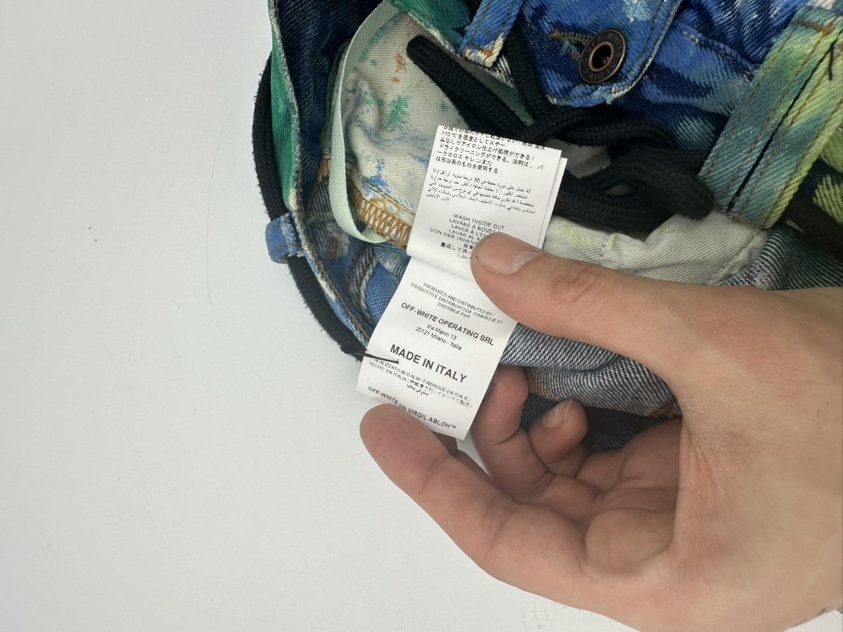 Off-White OFF-WHITE “Painters” Denim Jeans Size US 28 / EU 44 - 10 Thumbnail