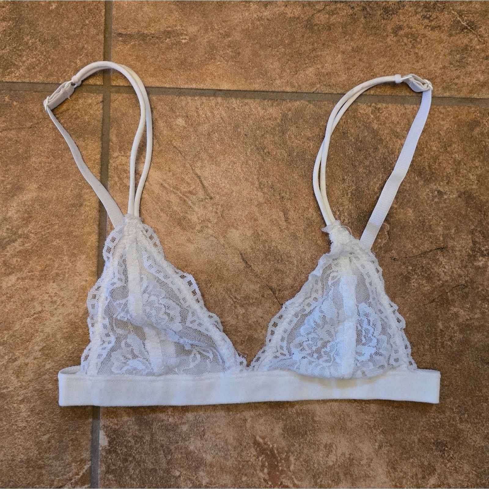 Other White | SKY & SPARROW | Lace Detailed Bralette Size ONE SIZE - 1 Thumbnail