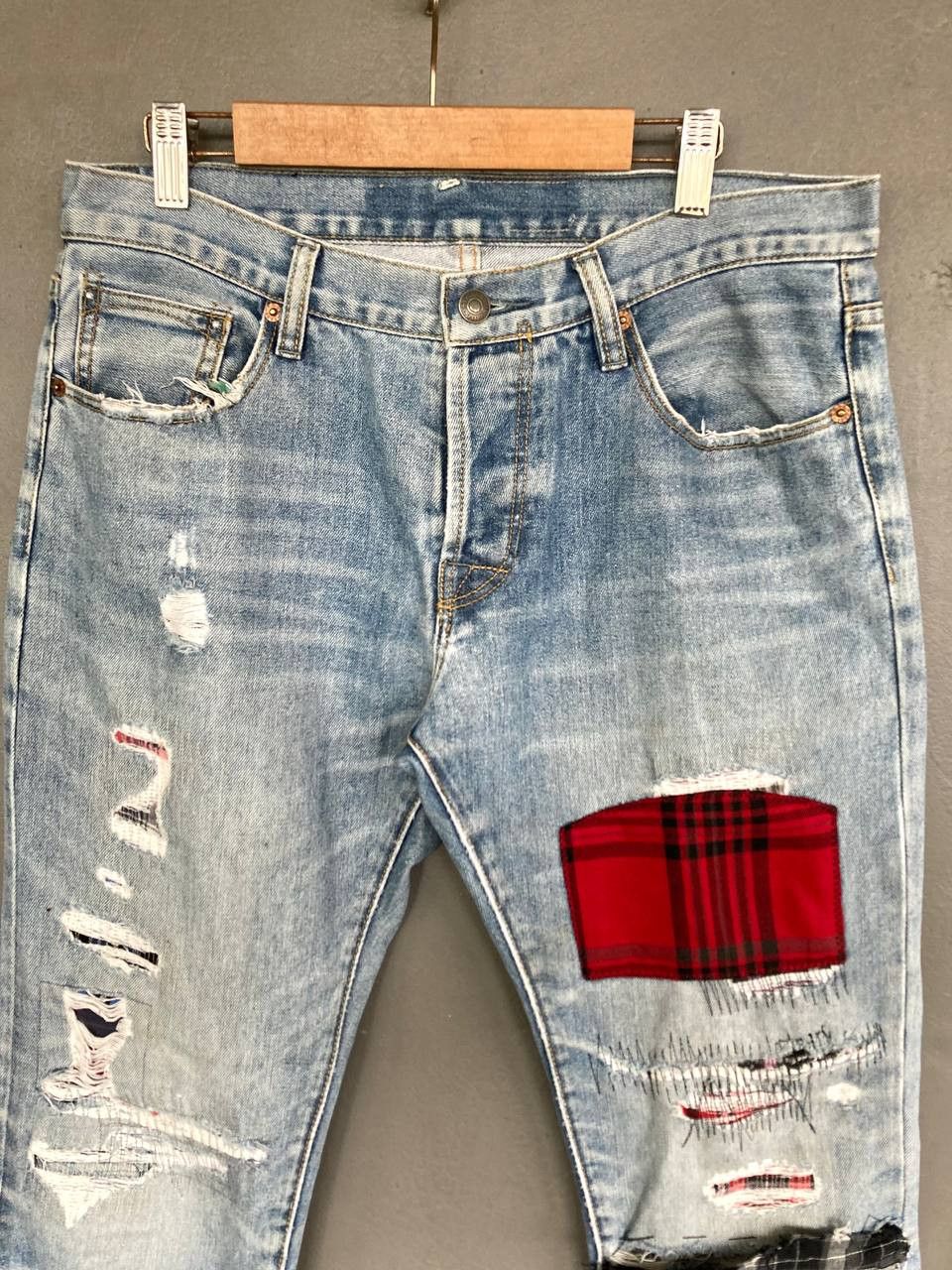 Denim & Supply Ralph Lauren Ralph Lauren Polo Denim & Supply Patchwork Denim Pants Size US 32 / EU 48 - 3 Thumbnail