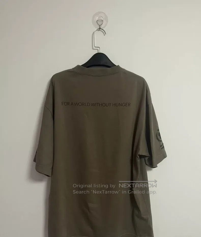 Balenciaga Balenciaga Logo Letter Khaki Short-Sleeve T-Shirt Size US M / EU 48-50 / 2 - 2 Thumbnail