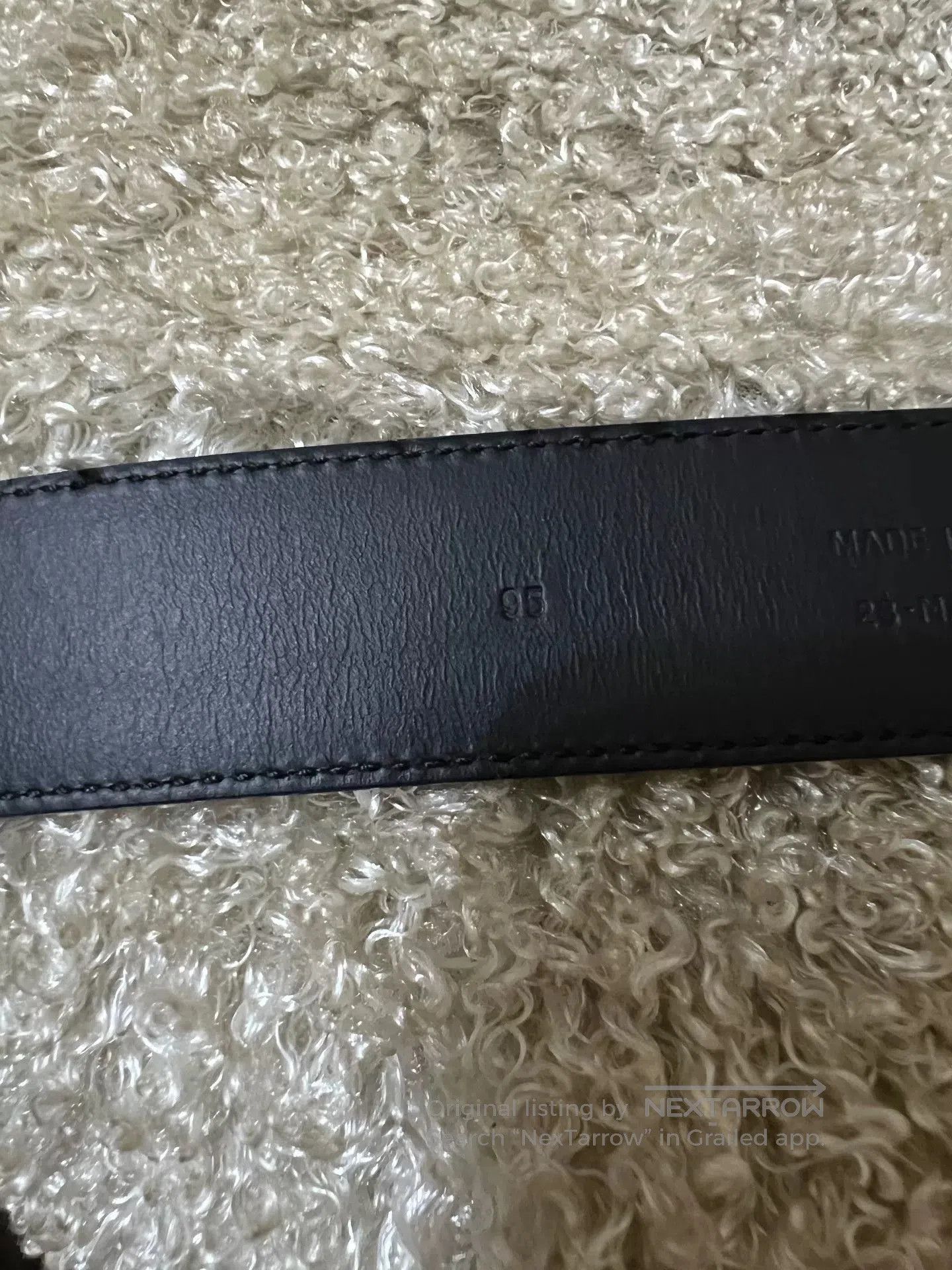Dior Dior Homme Men's Leather Belt. Size ONE SIZE - 5 Thumbnail