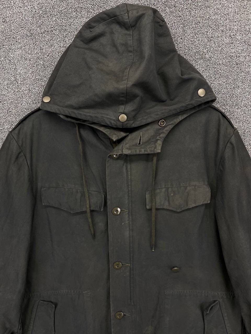 Vintage Vintage 90s Humme GMBH Military Army Hooded Jacket Size US L / EU 52-54 / 3 - 7 Thumbnail