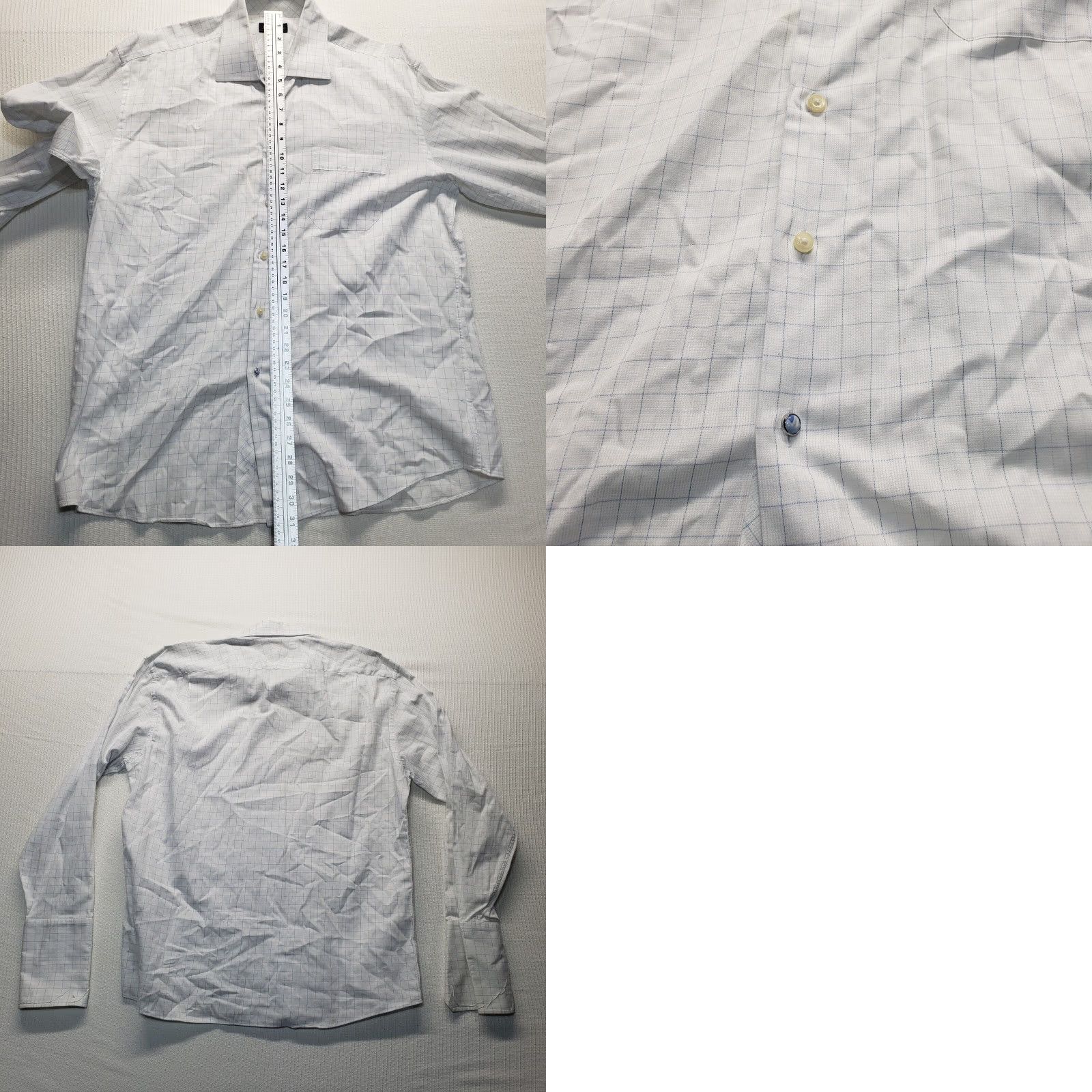 Ben Sherman Ben Sherman Shirt White 17 34-35 French Cuff Long Sleeve Dress Shirt Men Mens 170/88-89? Size US XL / EU 56 / 4 - 8 Thumbnail