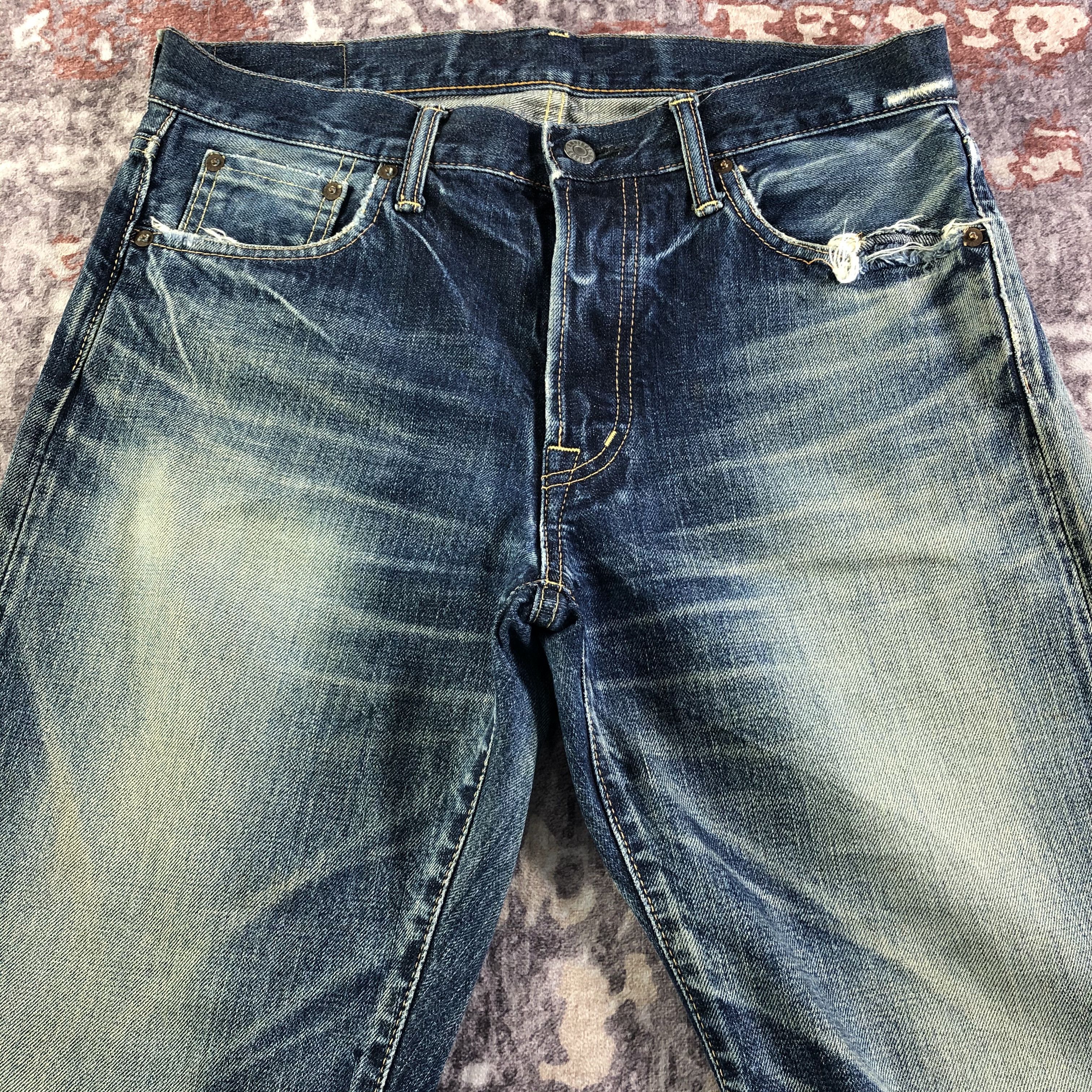Japanese Brand Vintage Omnigod Redline Jeans-JM3507 Size US 33 - 3 Thumbnail