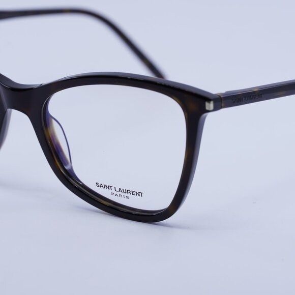 Saint Laurent Paris 🕶️ New Saint Laurent SL478 JERRY 002 Havana Eyeglasses 53mm Size ONE SIZE - 5 Thumbnail
