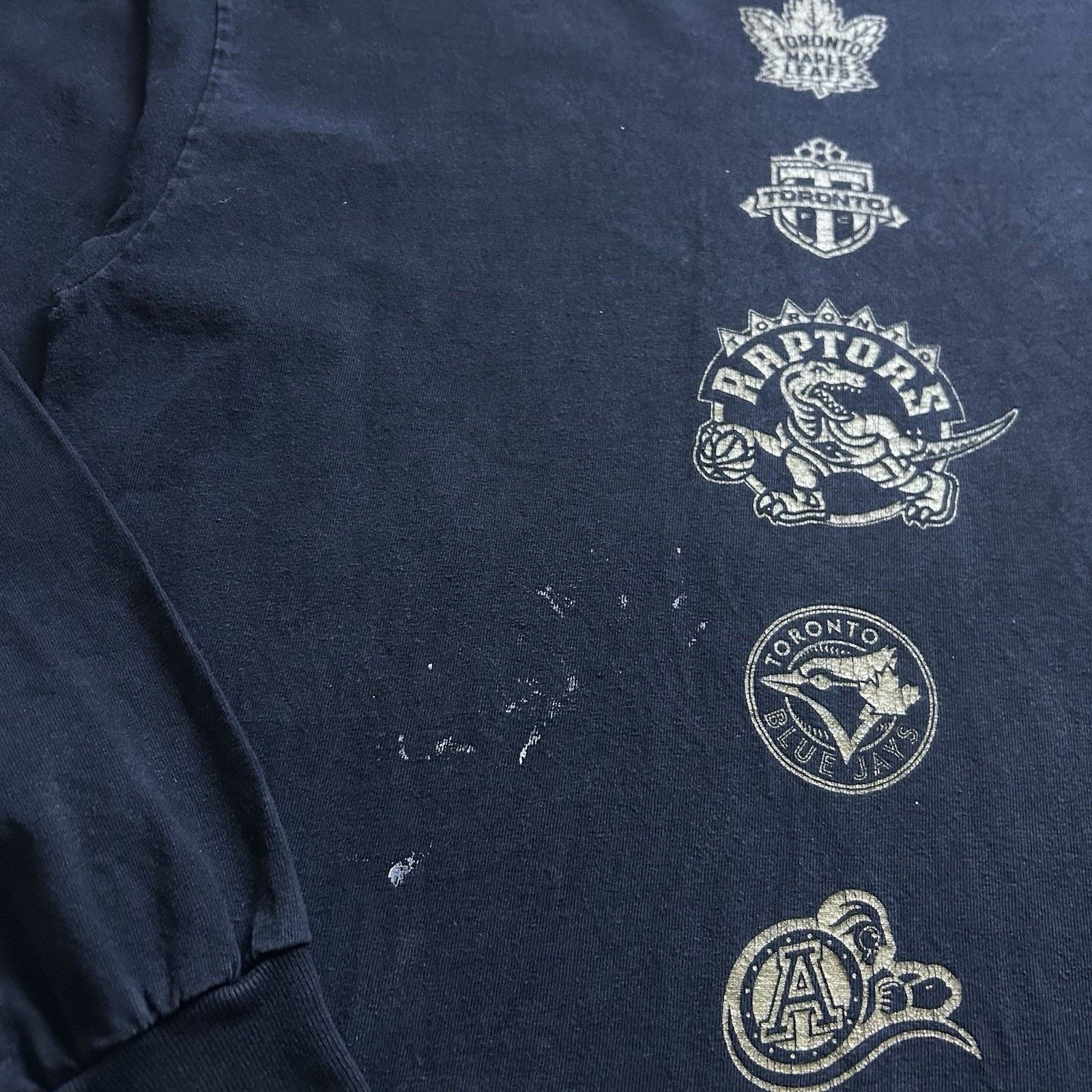 NBA × October's Very Own Toronto Raptors NBA OVO Drake Night Shirt Long Sleeve Large Size US L / EU 52-54 / 3 - 3 Thumbnail