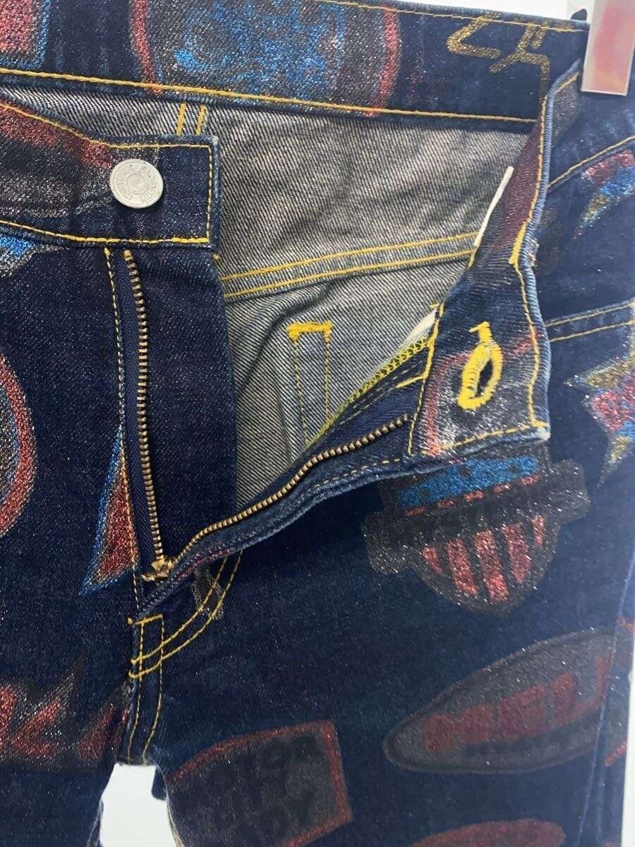 Hysteric Glamour Patchwork Logo Boot Cut Denim Jeans Size US 29 - 3 Thumbnail