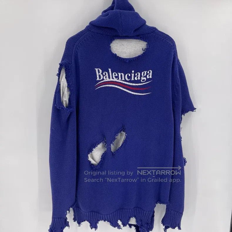 Balenciaga Balenciaga Destroyed Coca-Cola Embroidery Fake Two-Piece H Size US XS / EU 42 / 0 - 2 Thumbnail