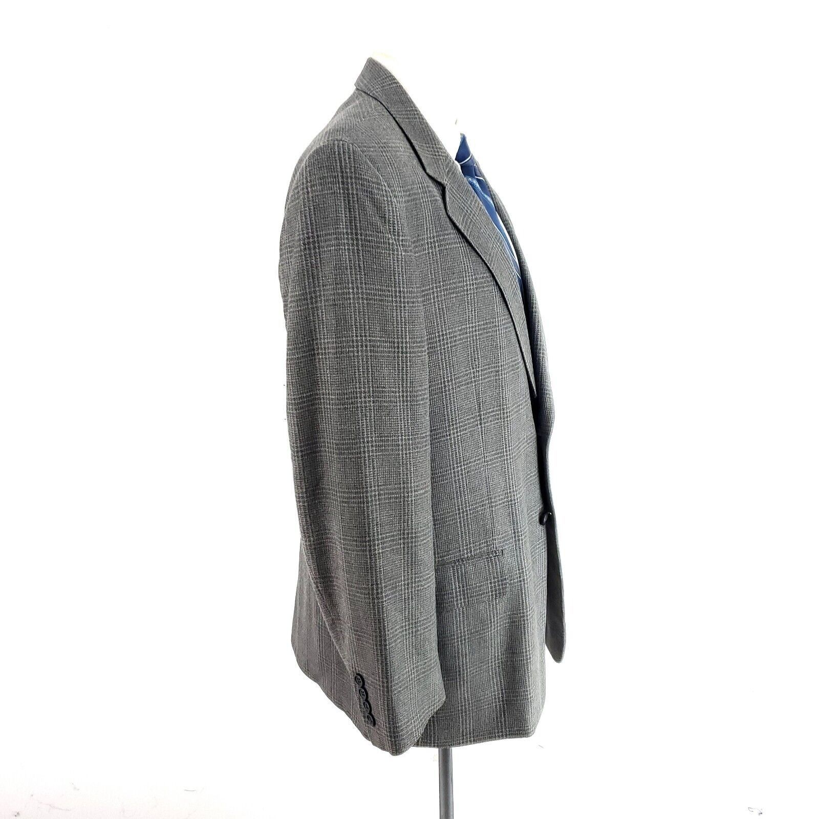 Versini Versini Tweed Wool Silk 2 Button Sport Coat 42R Green Blue C Size 42R - 6 Thumbnail