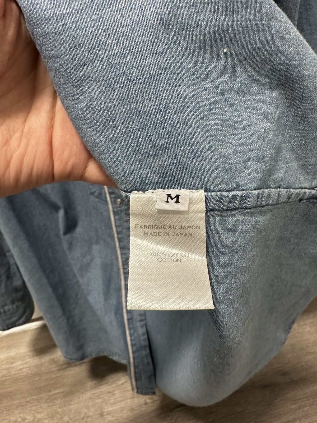 Balmain BALMAIN 2011 Denim Shirt Circle Size M DECARNIN Size US M / EU 48-50 / 2 - 5 Thumbnail