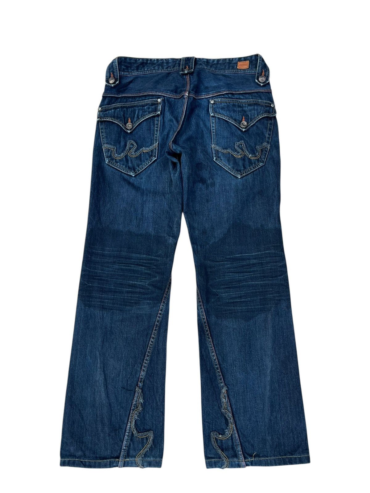 Nicole Club Nicole Club For Men Oily Waxed Denim Jeans Size US 31 - 12 Thumbnail