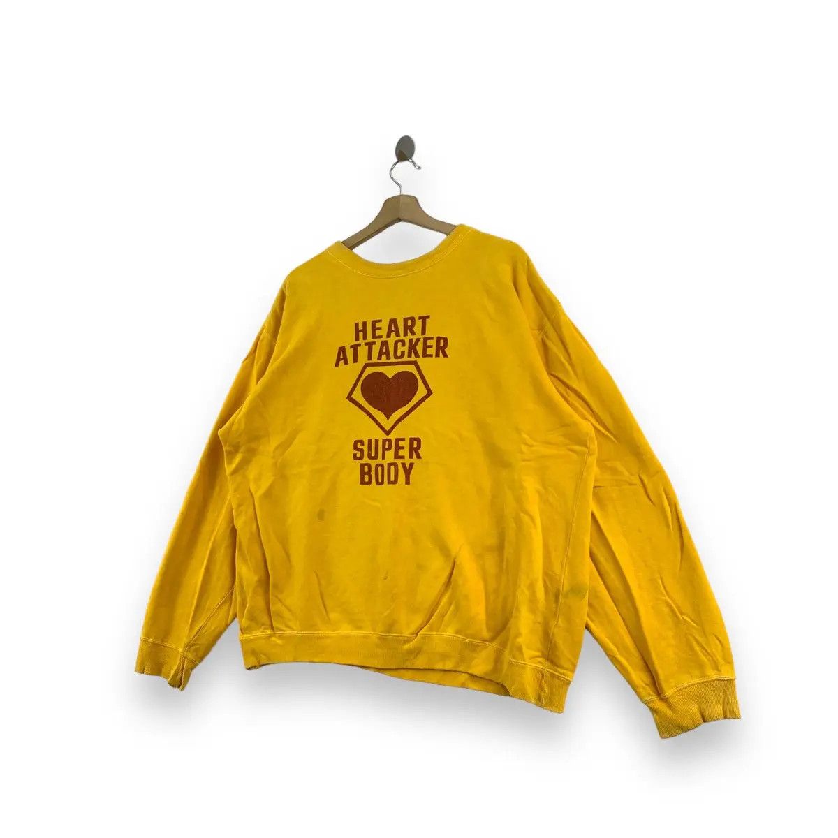 Vintage Vintage YOLORS HEART ATTACKER Super Lover Sweatshirt Size XXL / US 16-18 / IT 52-54 - 2 Thumbnail