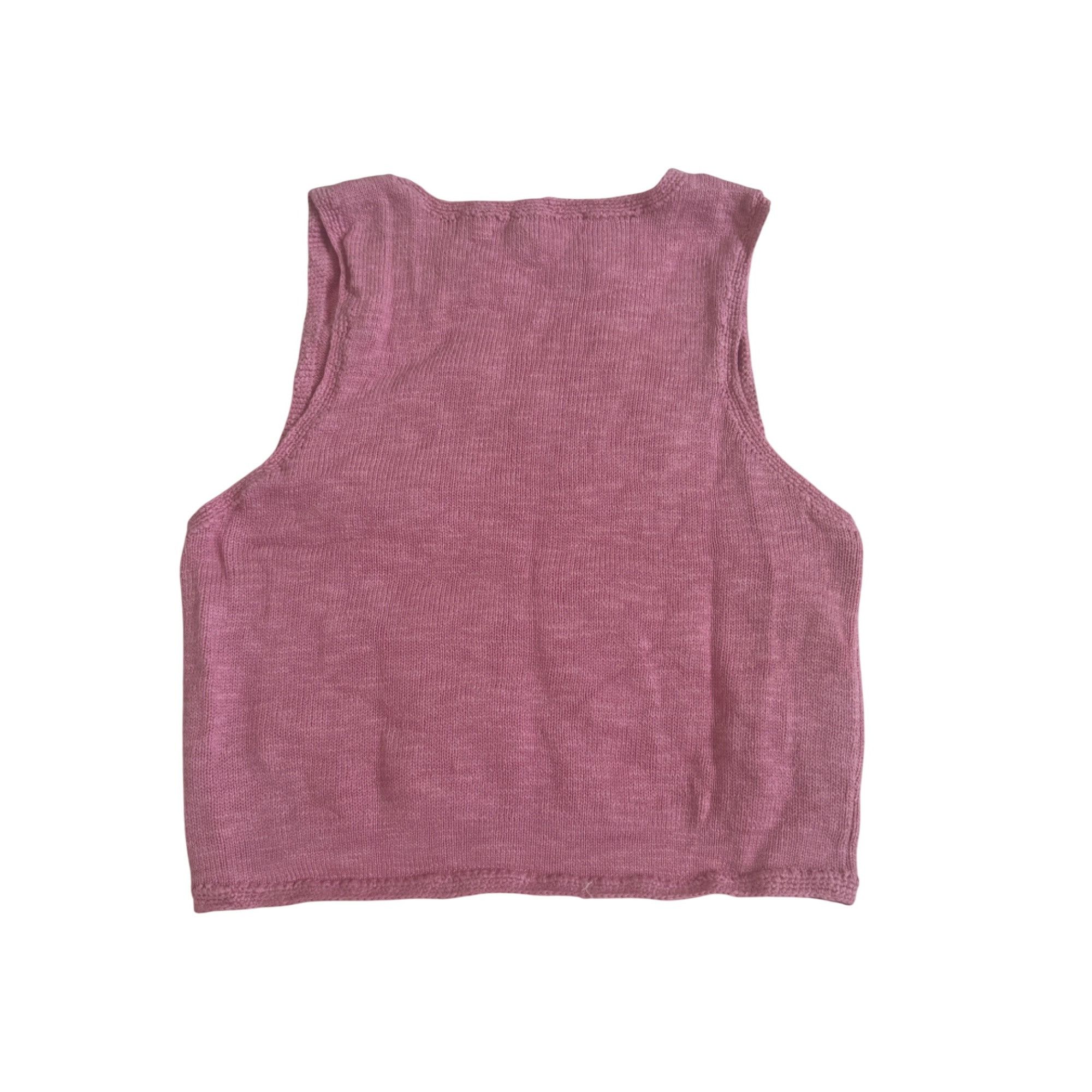 Free People Free People Beach Sweater Tank Pink Size XS / US 0-2 / IT 36-38 - 4 Thumbnail