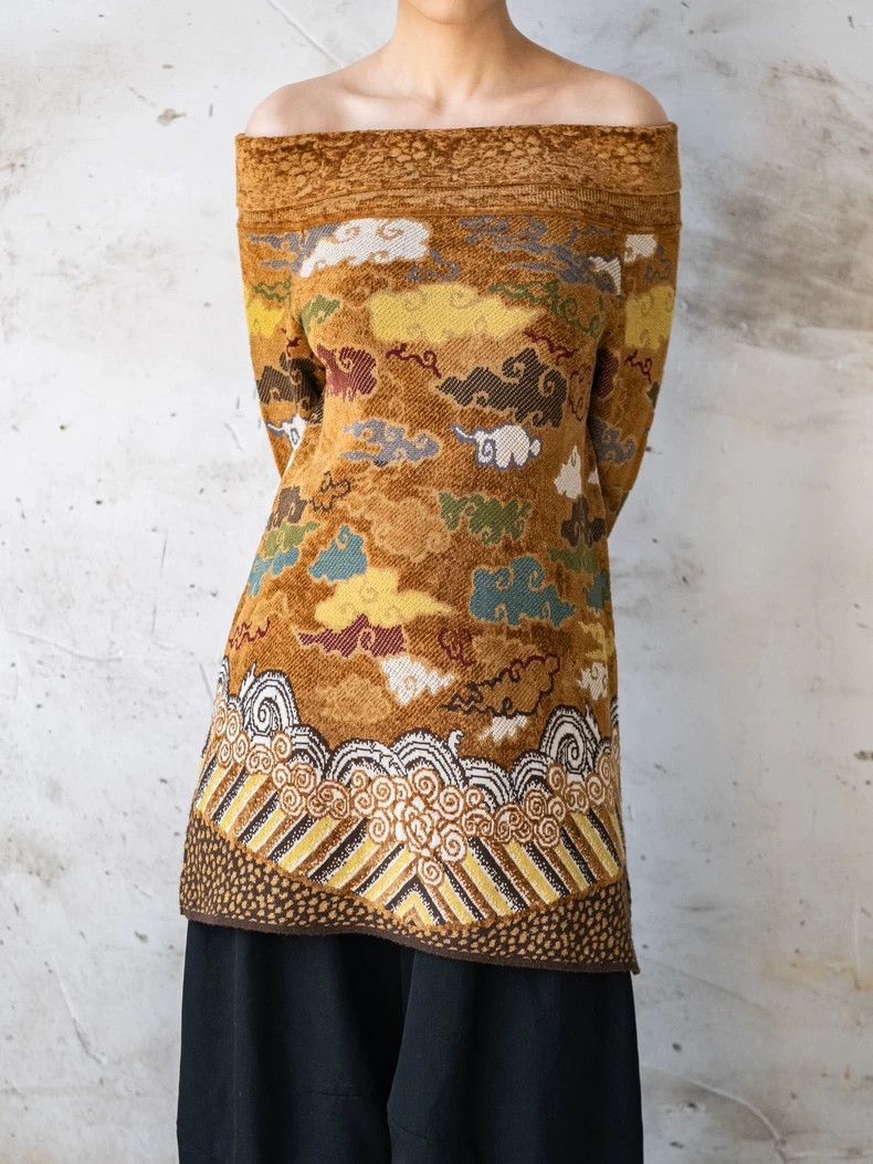 Kenzo KENZO Shuxiang Xiangyun knit sweater Size M / US 6-8 / IT 42-44 - 1 Thumbnail