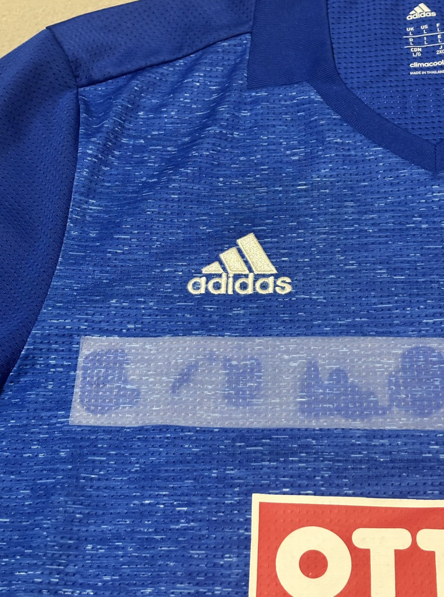 Adidas FC Luzern 2017/2018 Adidas #4 Player Issue Football Jersey Size US L / EU 52-54 / 3 - 7 Thumbnail