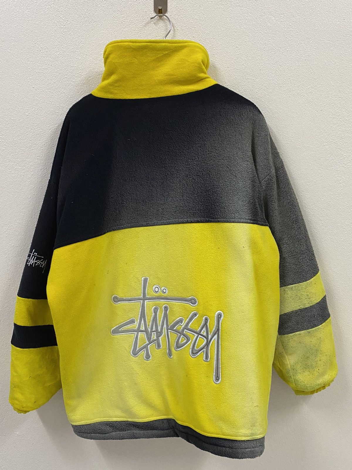 Stussy Vtg Stussy Fleece Jacket Big Logo Size US XL / EU 56 / 4 - 1 Thumbnail