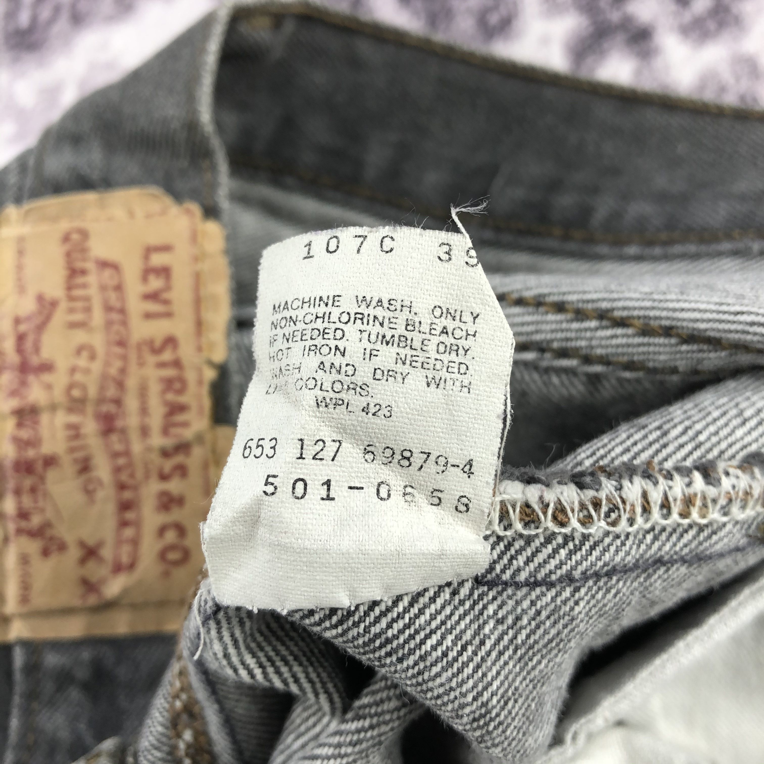 Levi's × Vintage Vintage 90s Levis 501 Earth Tone Jeans-JM2179 Size US 33 - 13 Thumbnail