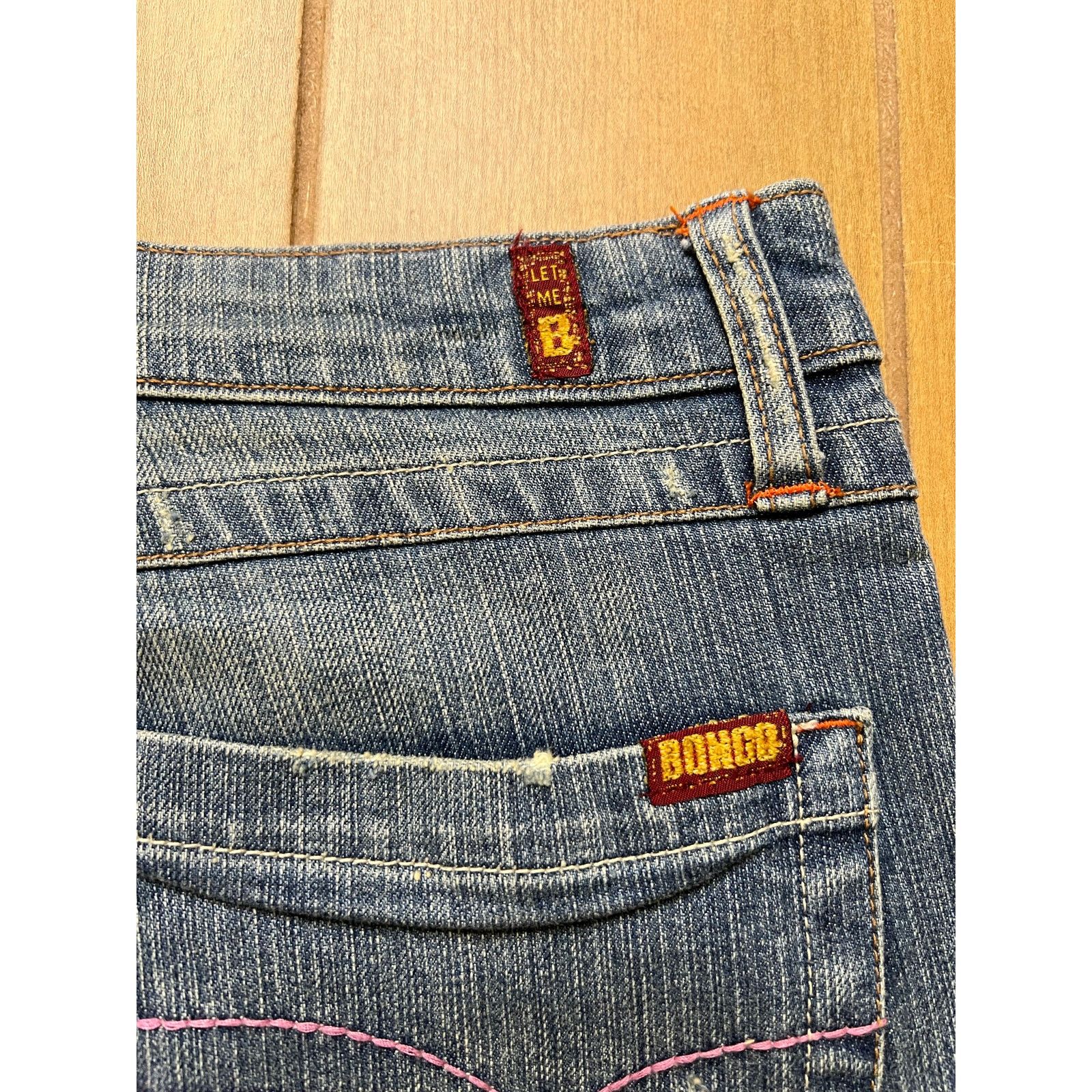 Vintage Vintage Bongo Flare Jeans Womens Size 11 Y2K Low Rise Size 31" - 11 Thumbnail