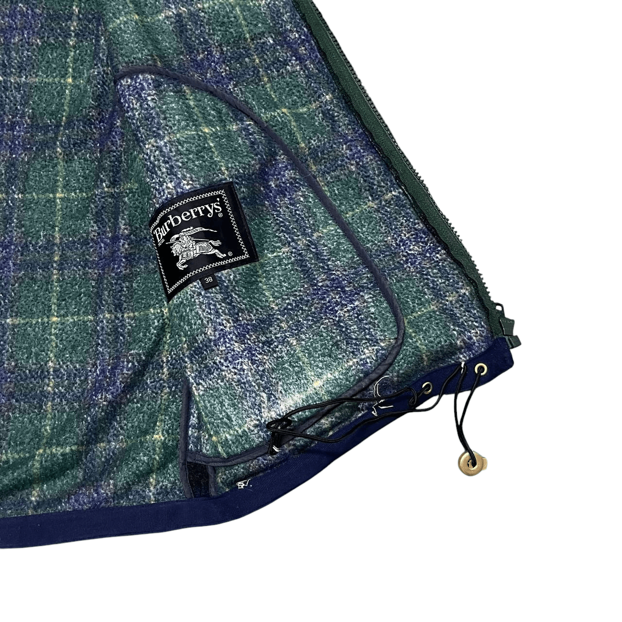 Burberry Vintage Burberry Tartan Plaid Zipper Jacket Size US M / EU 48-50 / 2 - 7 Thumbnail