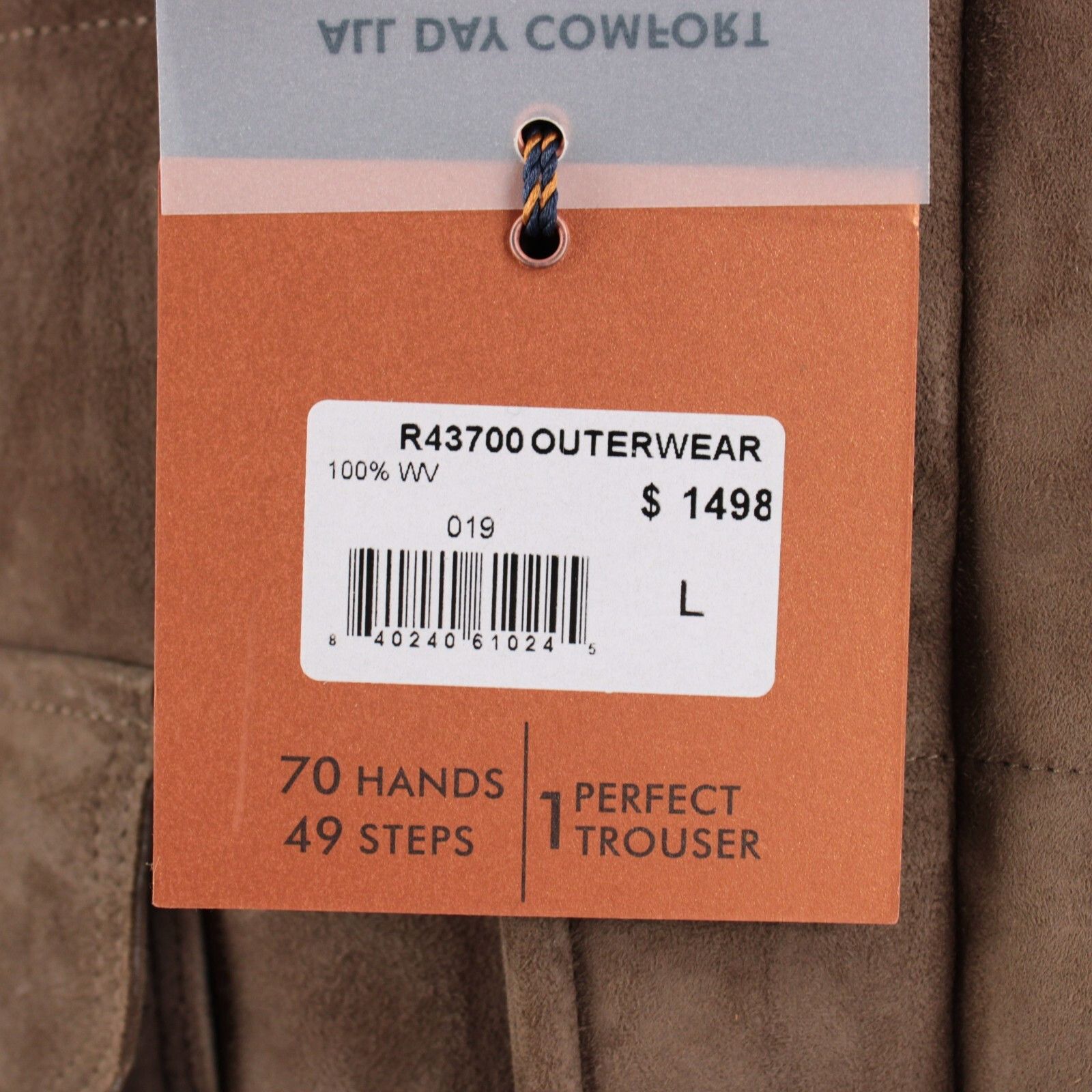 Zanella Zanella Jacket Size L US In Brown Wool & Suede Size US L / EU 52-54 / 3 - 4 Thumbnail