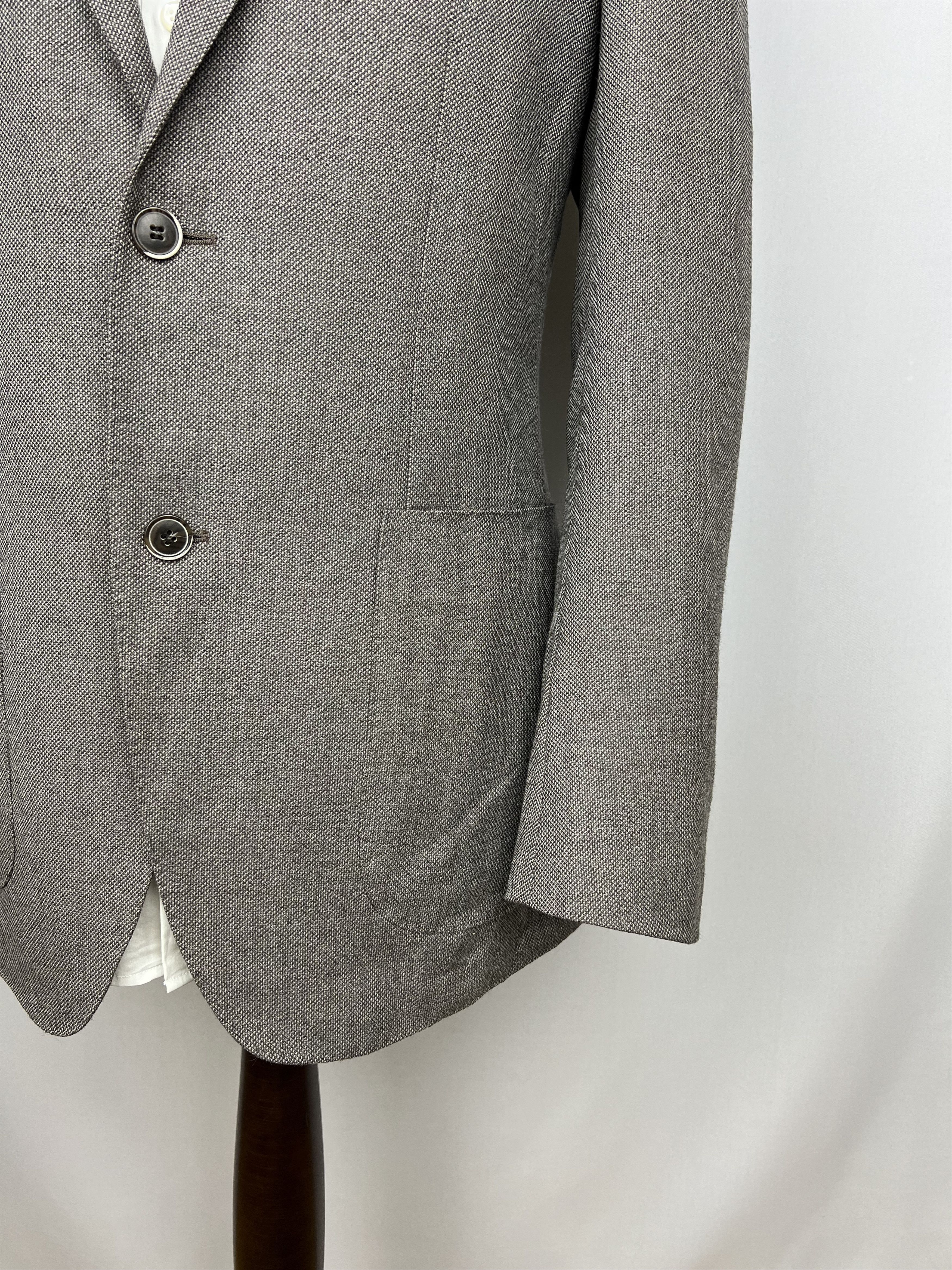 Suitsupply x Reda Super 110`s Wool Solid Half-Lined Sport Coat Size 40R - 7 Thumbnail