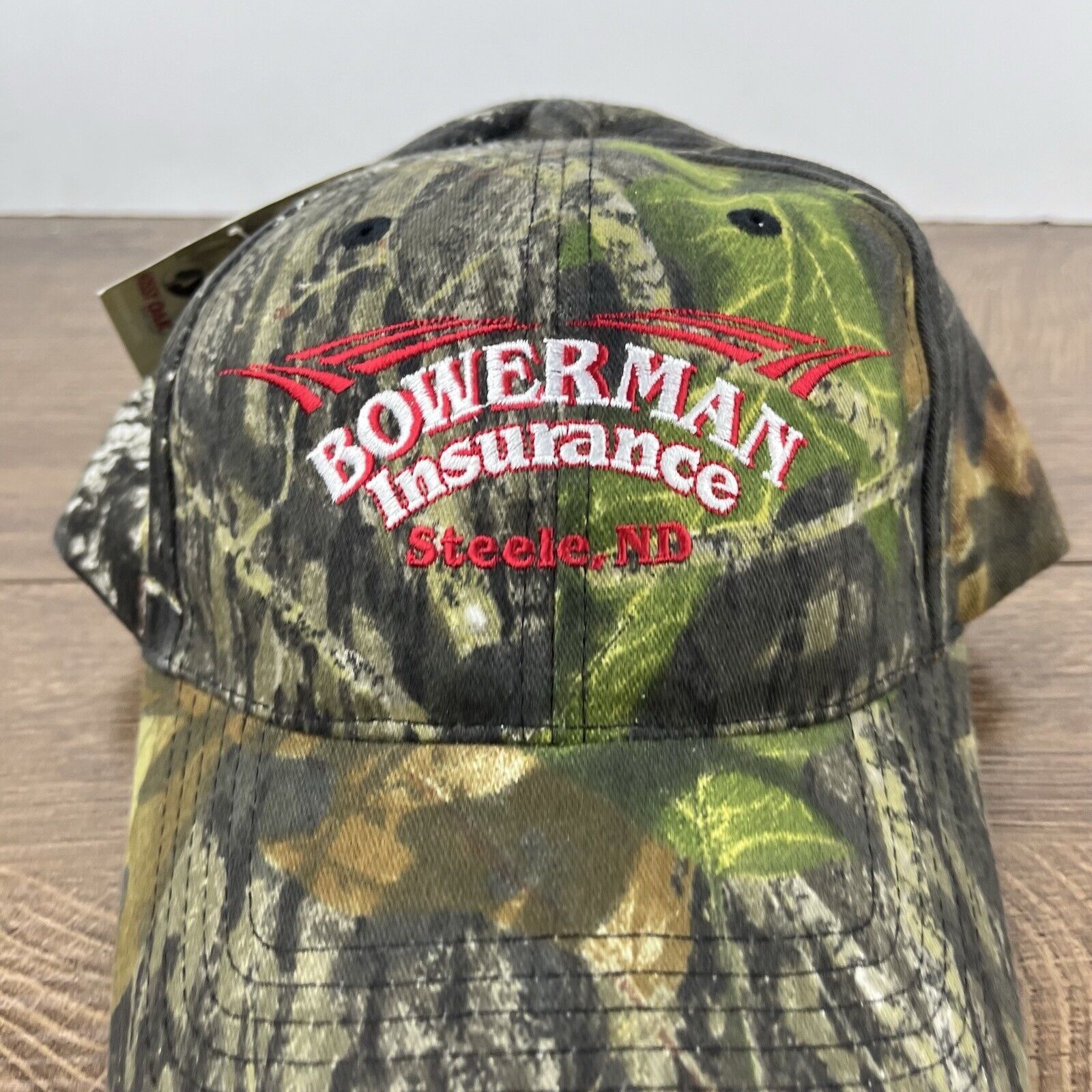 Other Bowerman Insurance Hat Steele North Dakota Camo Cap Hat Adju Size ONE SIZE - 6 Thumbnail