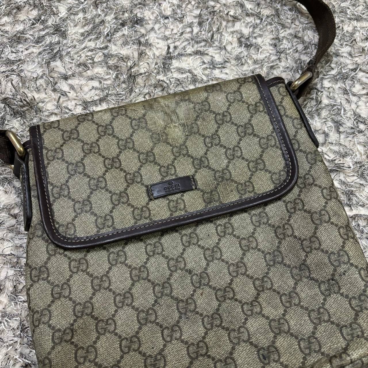 Gucci Vintage Gucci GG Supreme Small Messenger Bag Crossbody Italy Size ONE SIZE - 3 Thumbnail