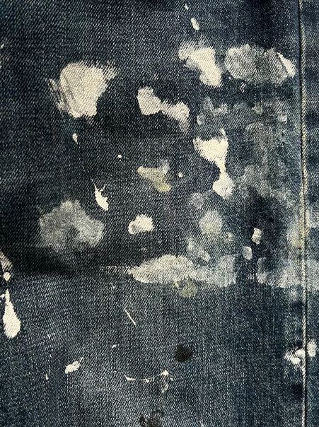 Helmut Lang Helmut Lang Splatter-Print Denim Jeans Size US 41 - 5 Thumbnail
