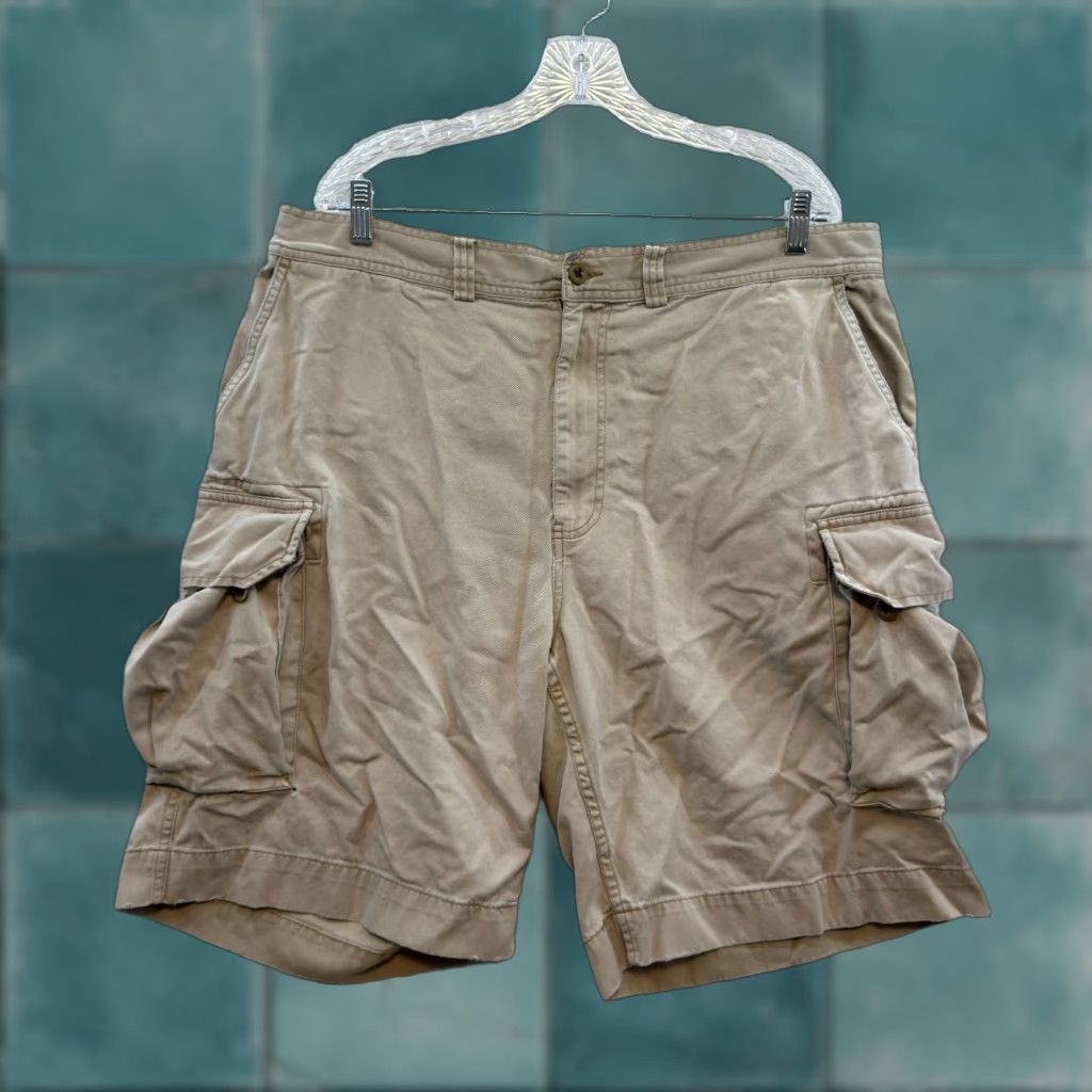 Polo Ralph Lauren VINTAGE Polo Ralph Lauren Cargo Shorts Mens 38 Beige Military Utility Tan Khaki Size US M / EU 48-50 / 2 - 1 Thumbnail