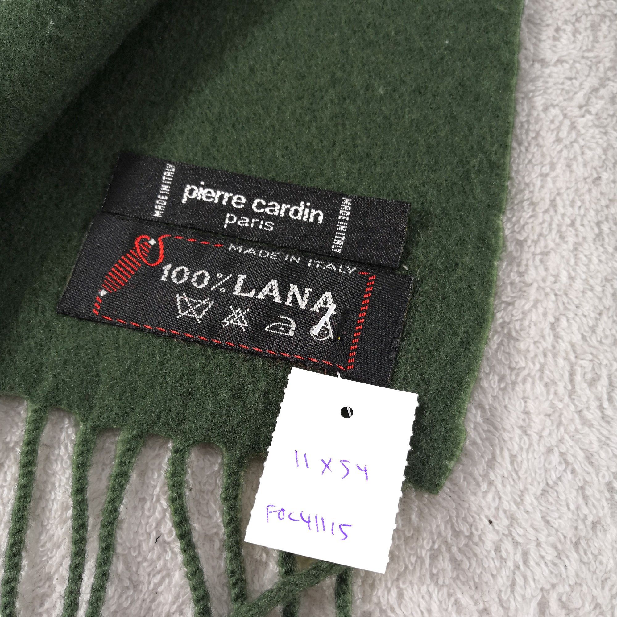 Pierre Cardin Vintage Pierre Cardin Scarf Wool Cashmere Muffler Scarves Size ONE SIZE - 5 Thumbnail