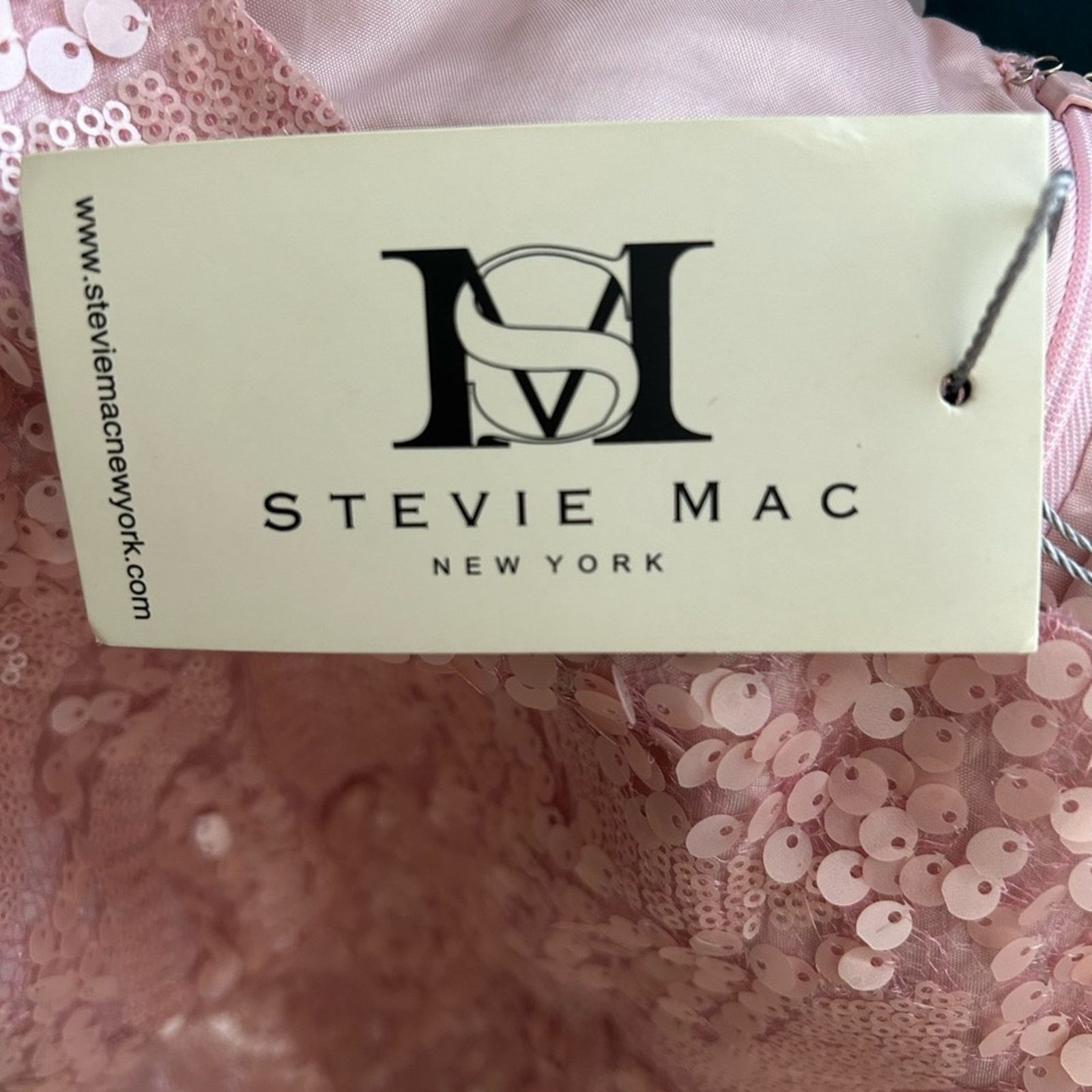Steve And Barrys Stevie Mac pink sequin sleeveless women’s dress large Size L / US 10 / IT 46 - 7 Thumbnail