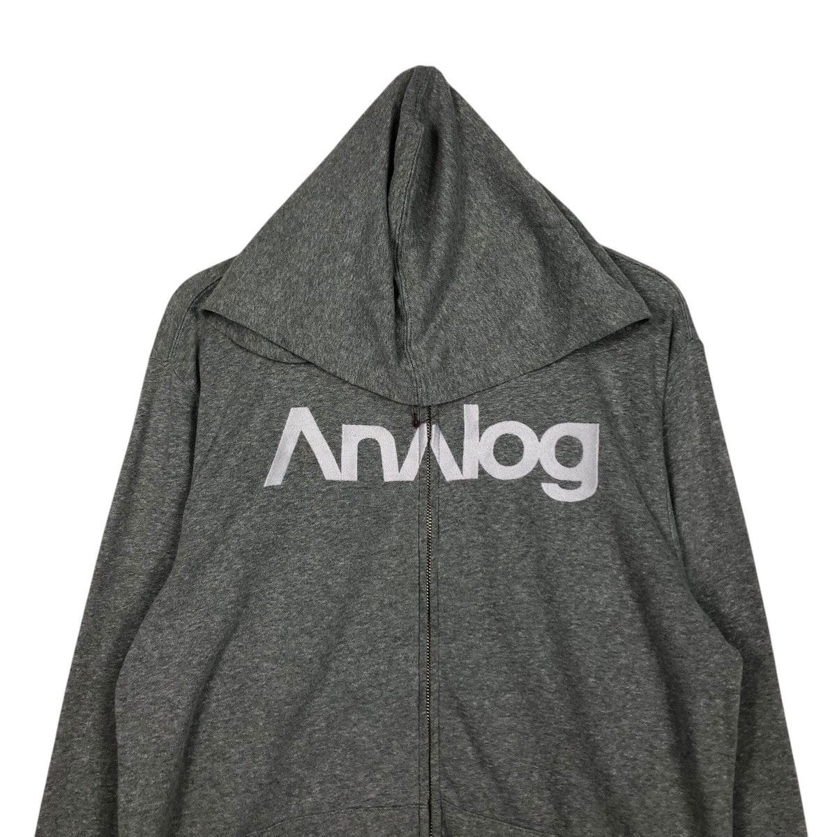 Analog 📌Analog Sweater Zipper Hoodie Big Logo Spell Out Size US M / EU 48-50 / 2 - 4 Thumbnail