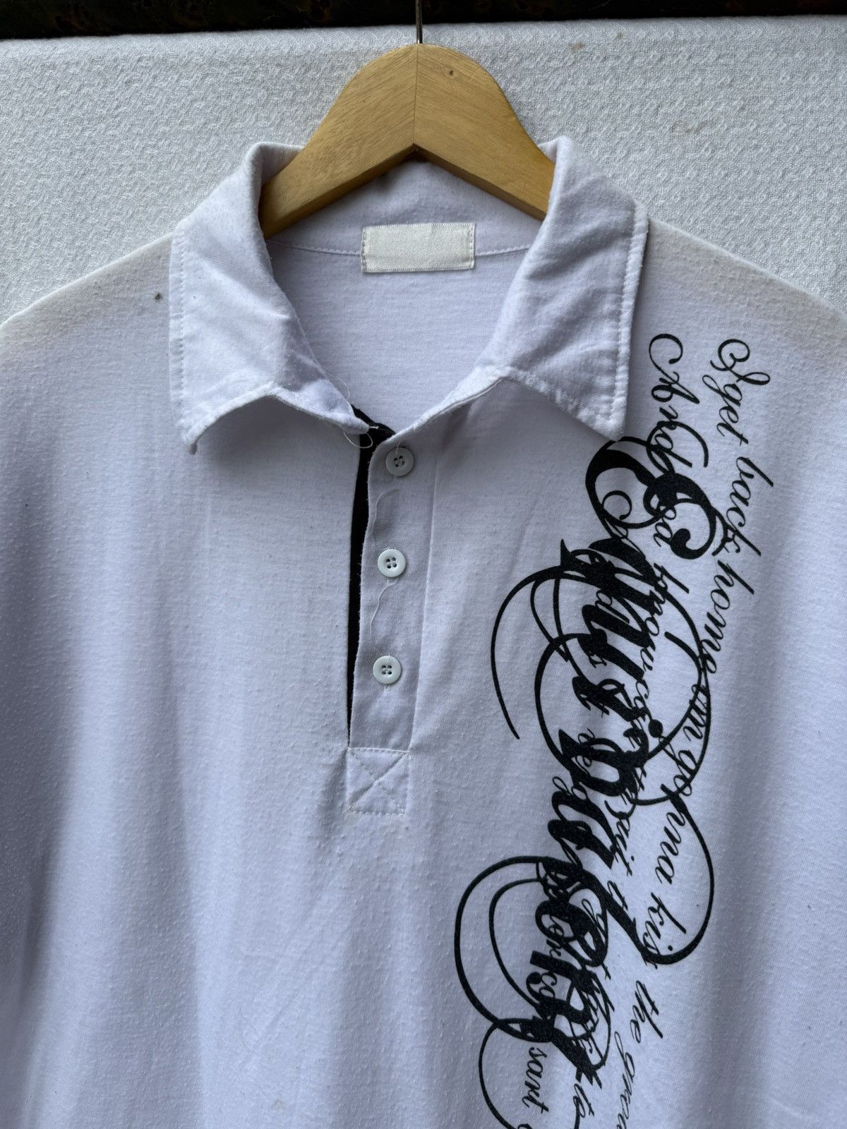 Hysteric Glamour Roiwhq Japanese style poem polo shirt Size US L / EU 52-54 / 3 - 5 Thumbnail