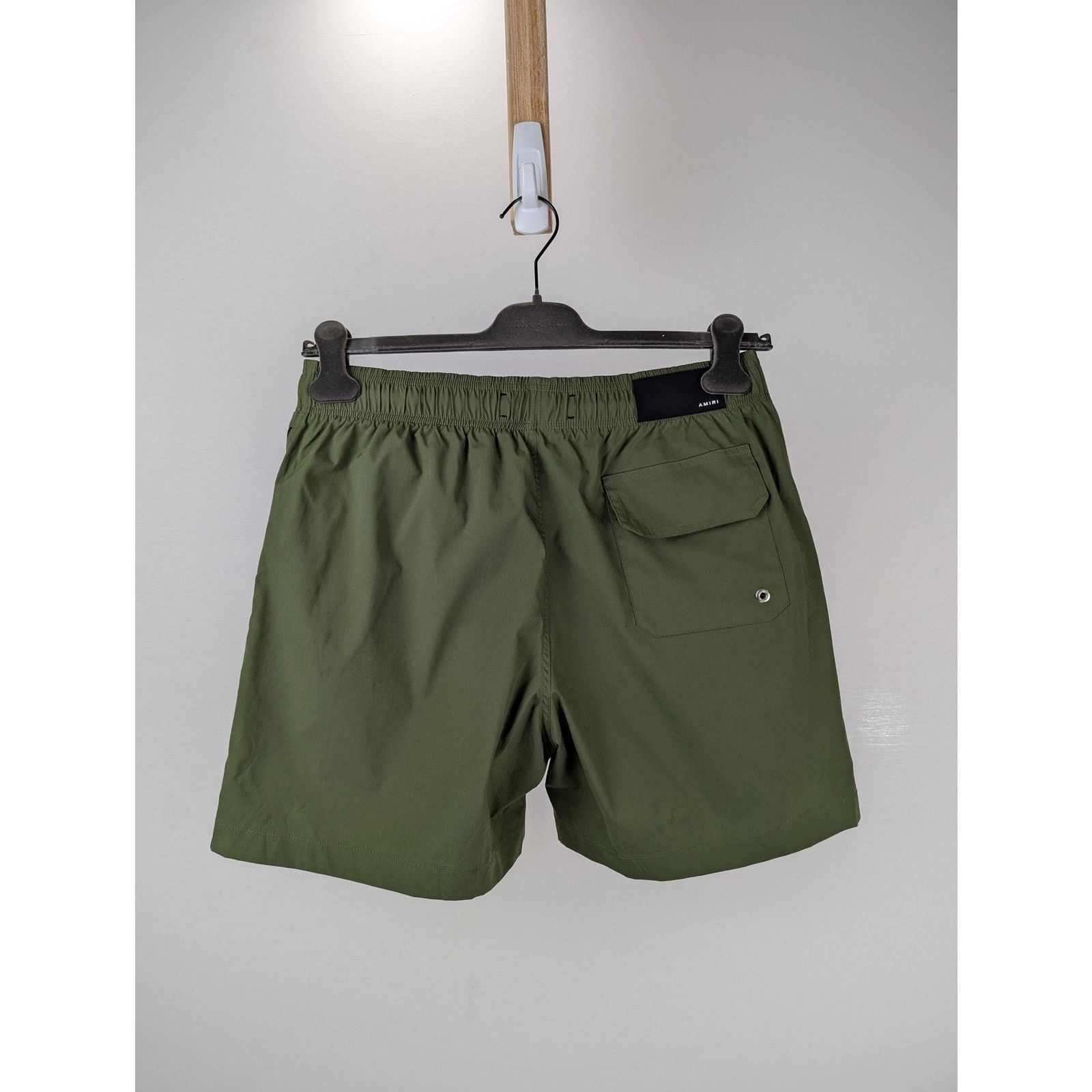 Amiri o1rshd1 Core Logo Swimtrunk Swim Wear Shorts Military Green Size US 38 / EU 54 - 6 Thumbnail